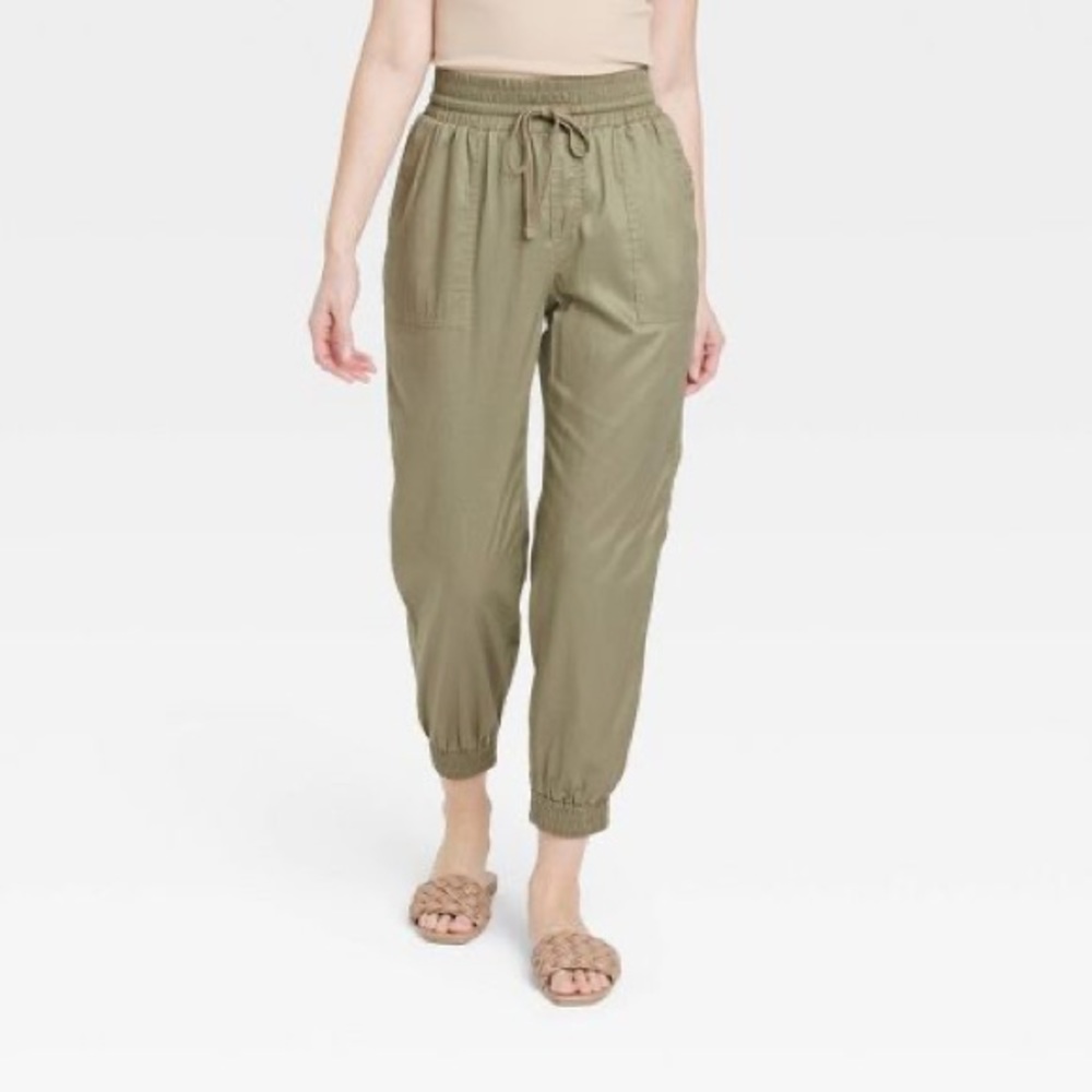 Women's High-Rise Ankle Jogger Pants - A New Day by Target